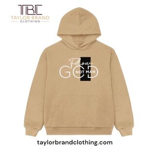 New Follow GOD Not Man Hoodies are now available! Order yours today!